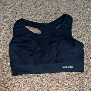 Reebok Black Sports Bra Size Small